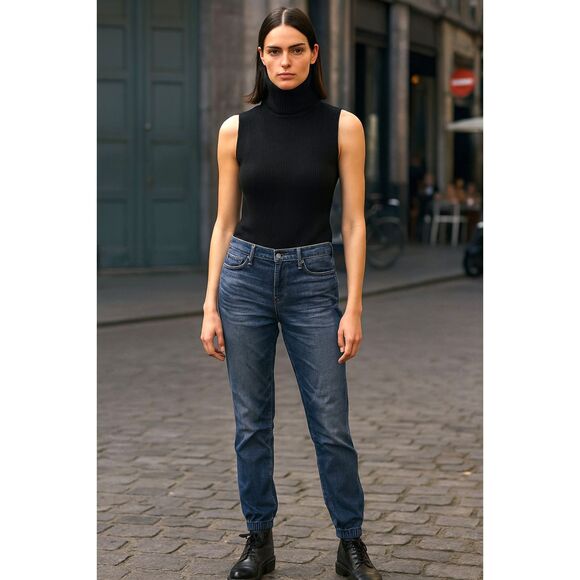 Rag & Bone New York Blue Miramar Jogger Jeans Pants  Women's Size Small - Picture 1 of 11